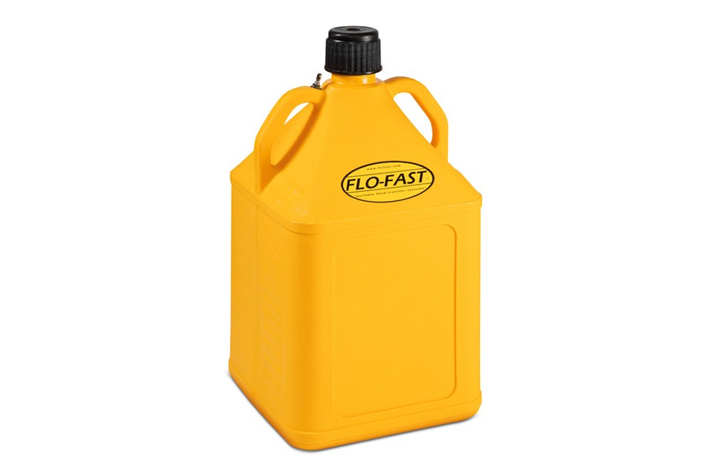 Flo-Fast Moulded 7.5 Gallon Plastic Fuel/Oil/Fluid Container/Jug/Churn In White